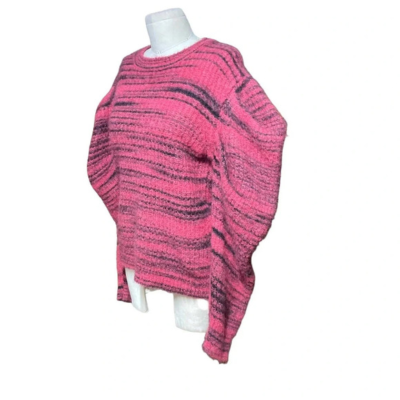 NAADAM Space-Dyed Alpaca-Blend Sweater Magenta Size Large - Picture 5 of 10